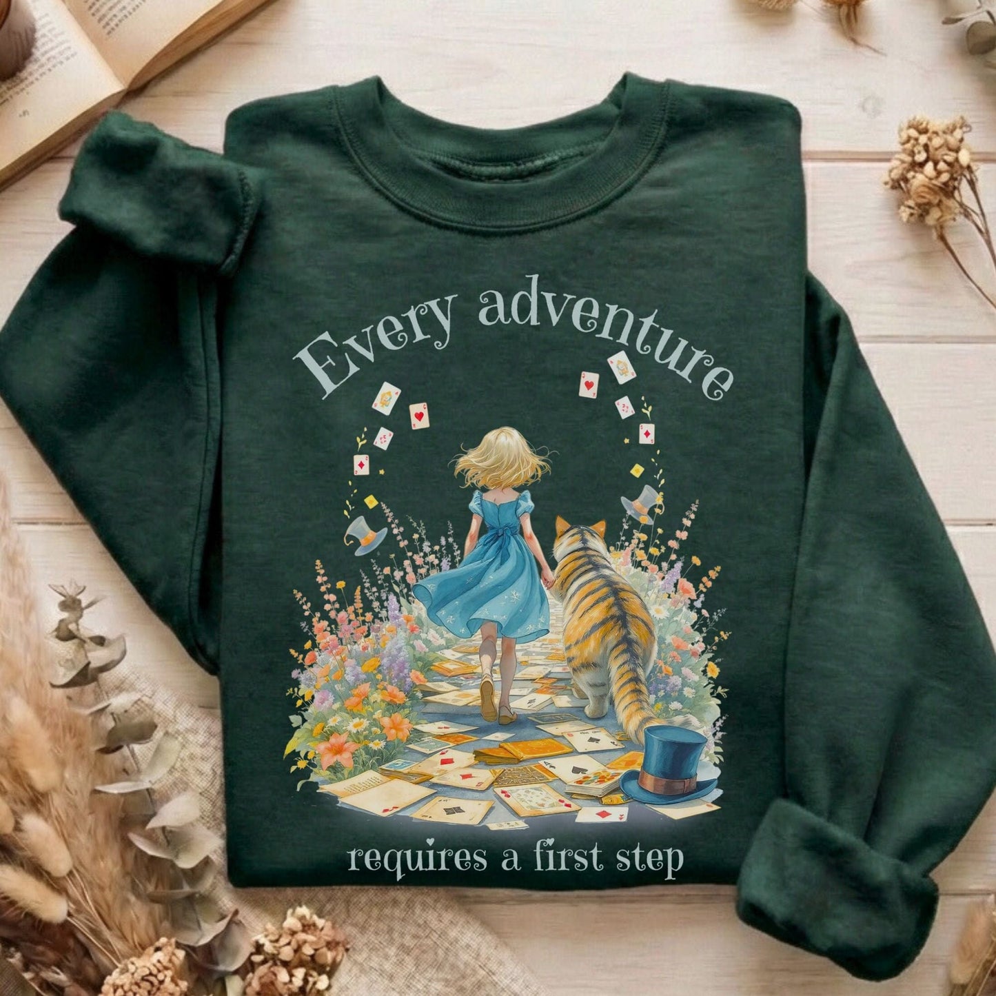 Sweatshirt Forest Green / S Design 259 Crewneck Sweatshirt The Mystic Eden