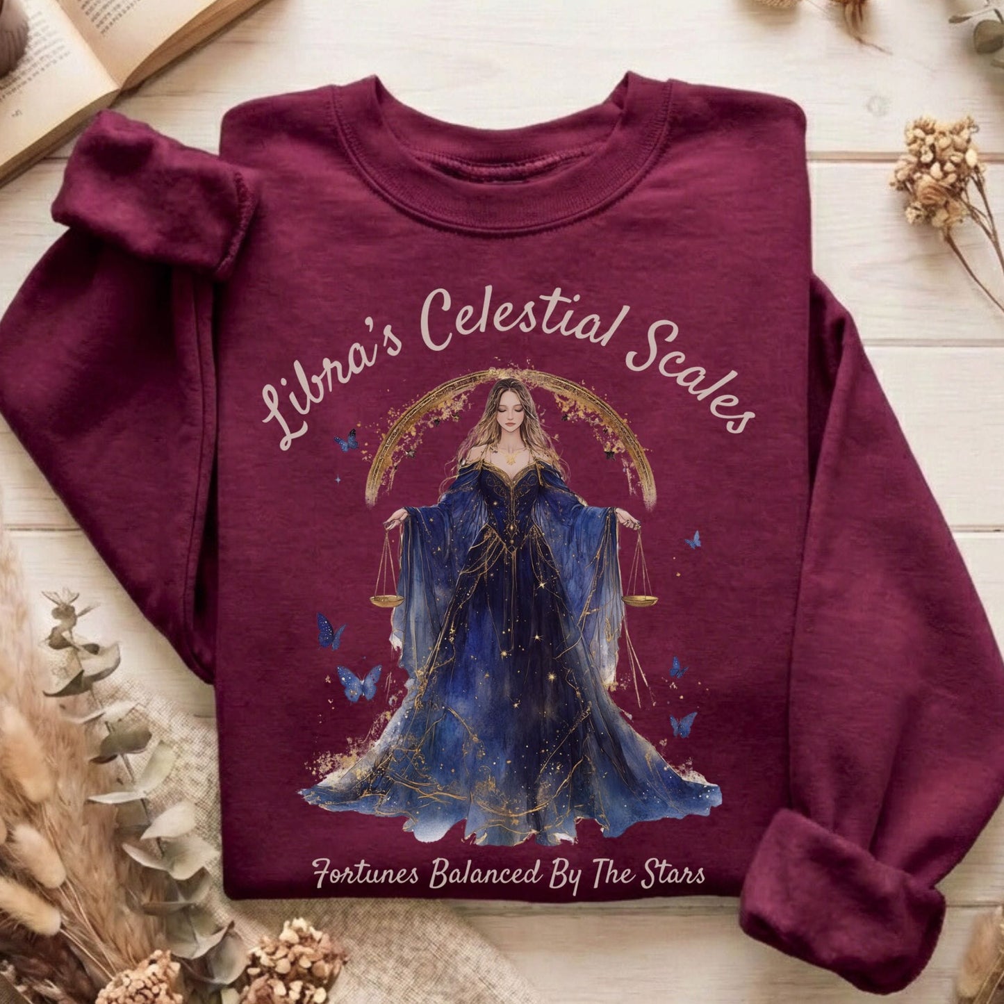 Sweatshirt Maroon / S Design 158 Sweatshirt The Mystic Eden