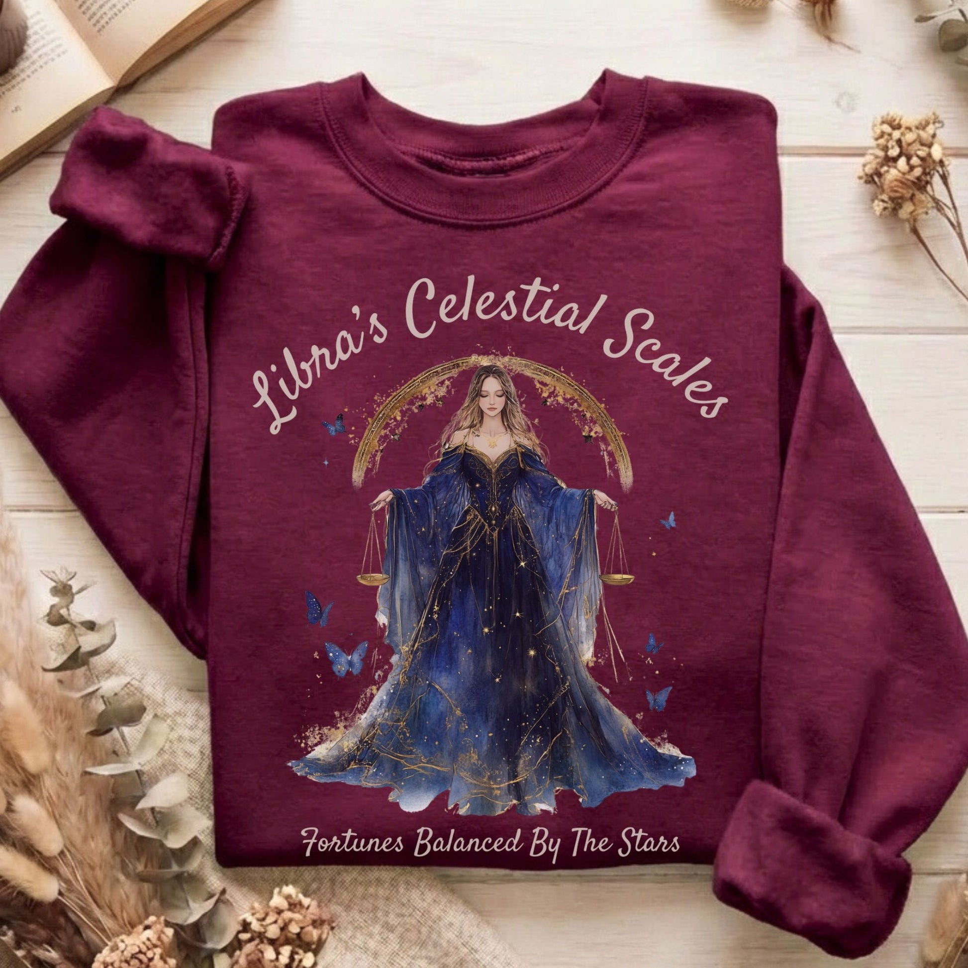 Sweatshirt Maroon / S Design 158 Sweatshirt The Mystic Eden