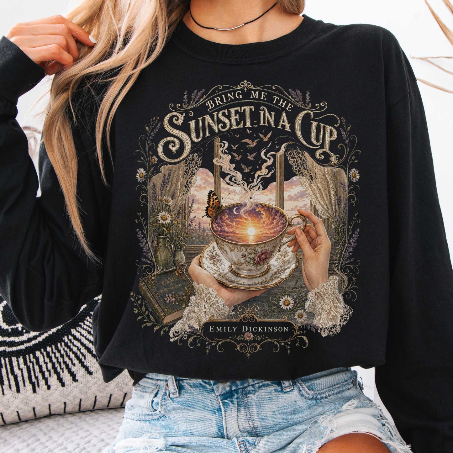 Long-sleeve Black / S Design 343 Long Sleeve The Mystic Eden