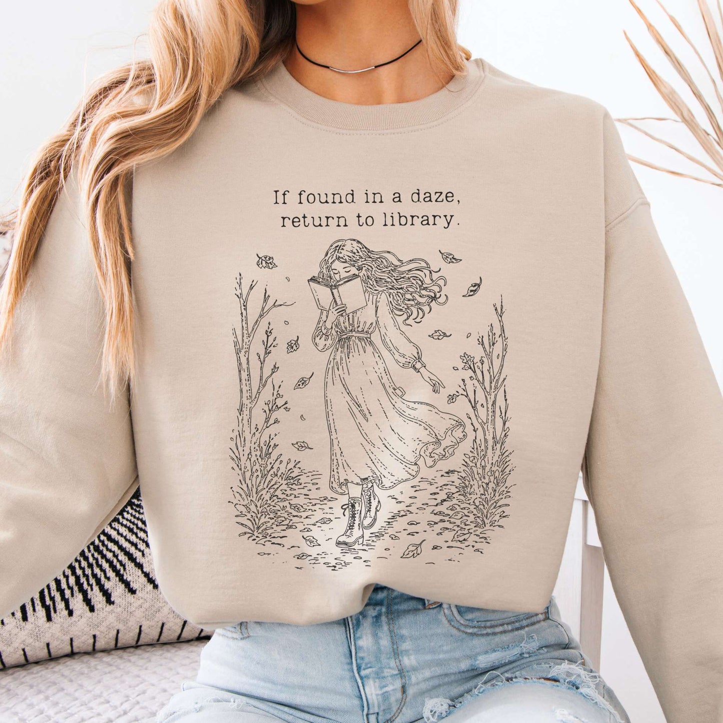 Sweatshirt Sand / S Design 296 Crewneck Sweatshirt The Mystic Eden
