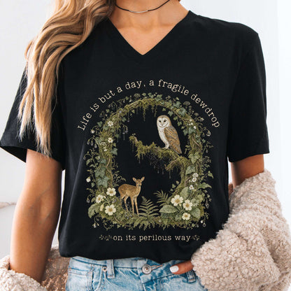 V-neck Black / S Design 297 V-Neck The Mystic Eden