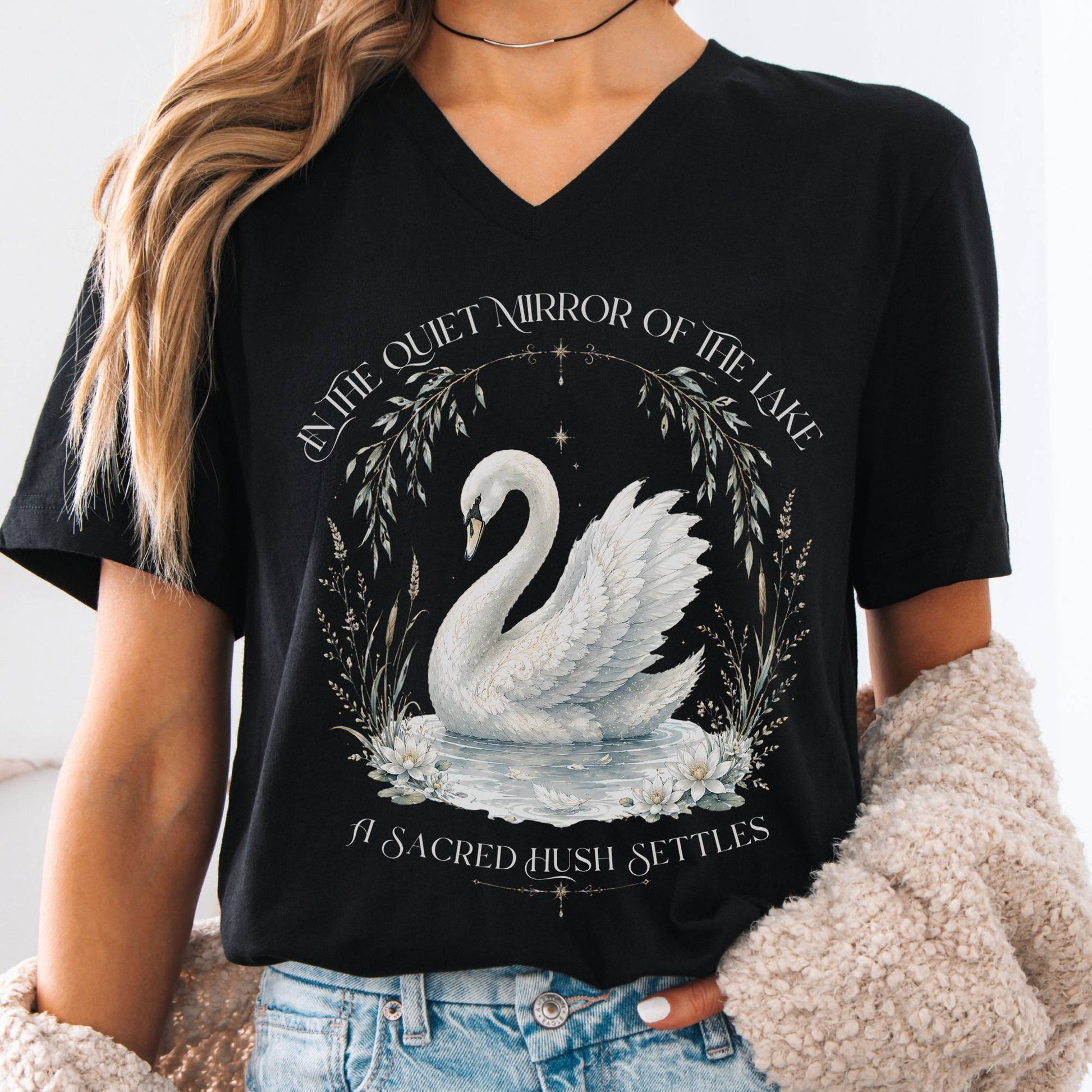 V-neck Black / S Design 315 V-Neck The Mystic Eden