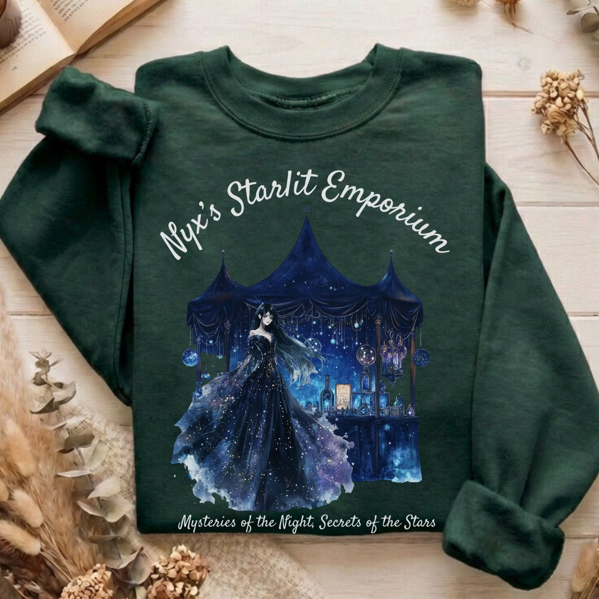 Sweatshirt Forest Green / S Design 181 Sweatshirt The Mystic Eden