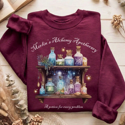 Sweatshirt Maroon / S Design 125 Sweatshirt The Mystic Eden