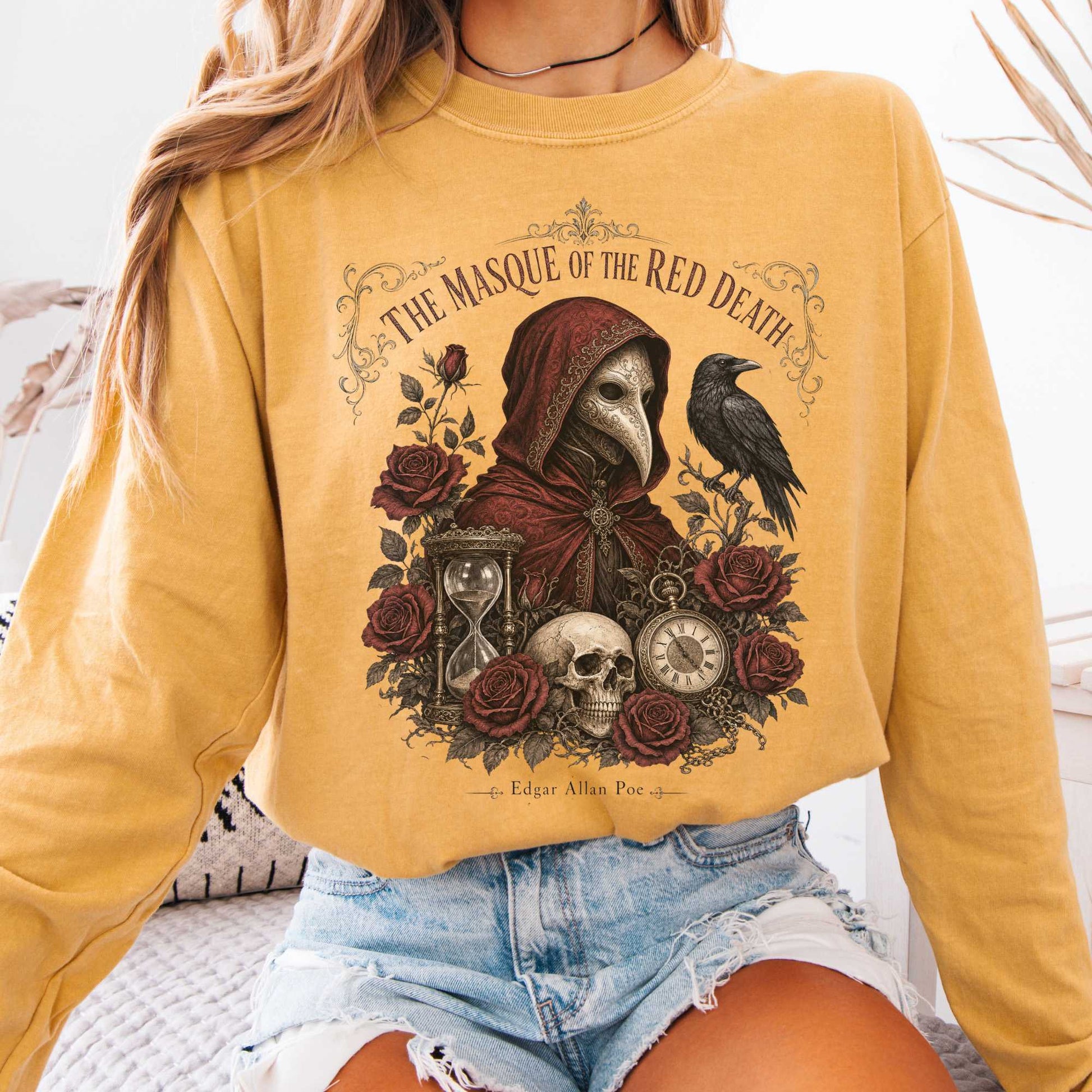Long-sleeve Mustard / S Design 342 Long Sleeve The Mystic Eden