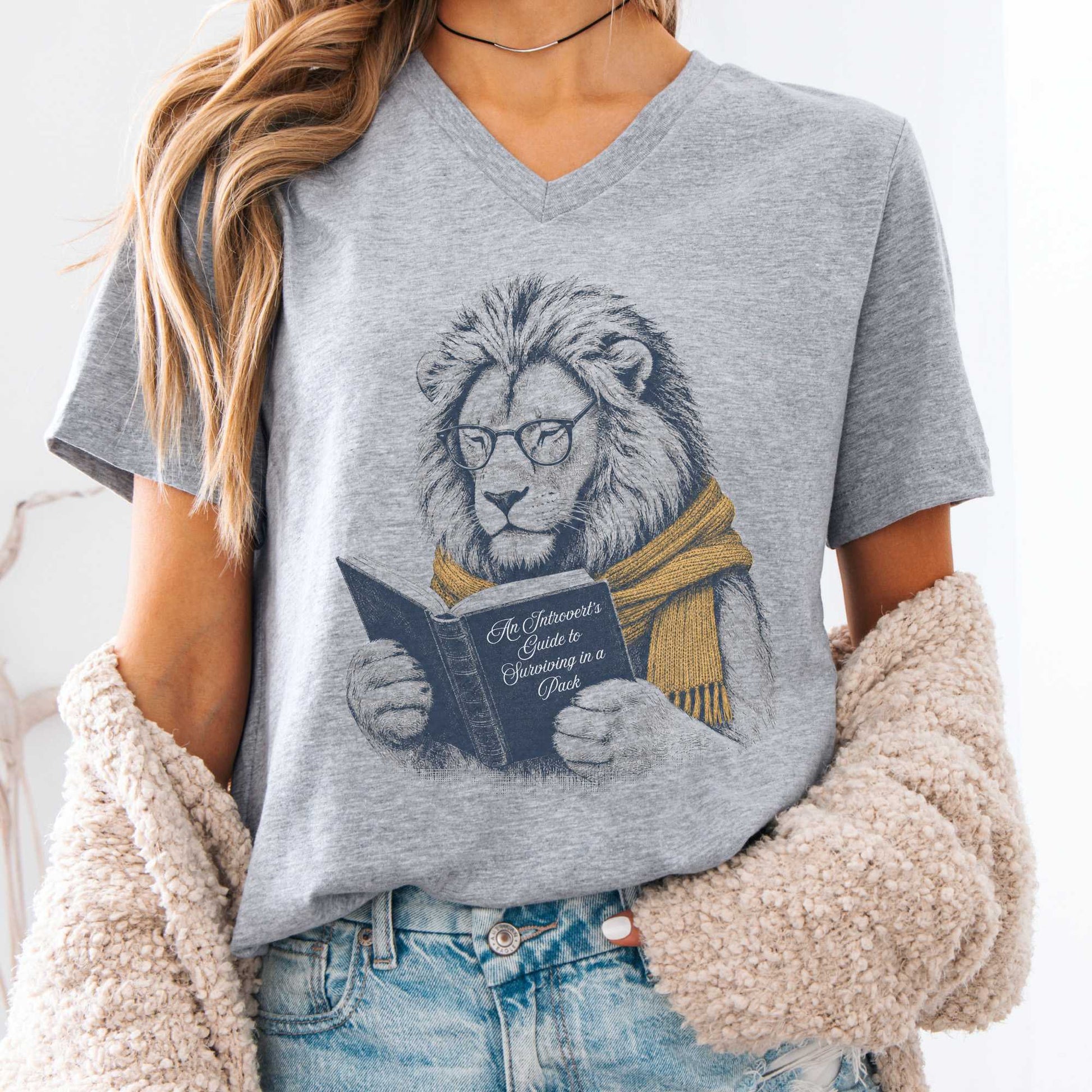 V-neck Athletic Heather / S Design 300 V-Neck The Mystic Eden