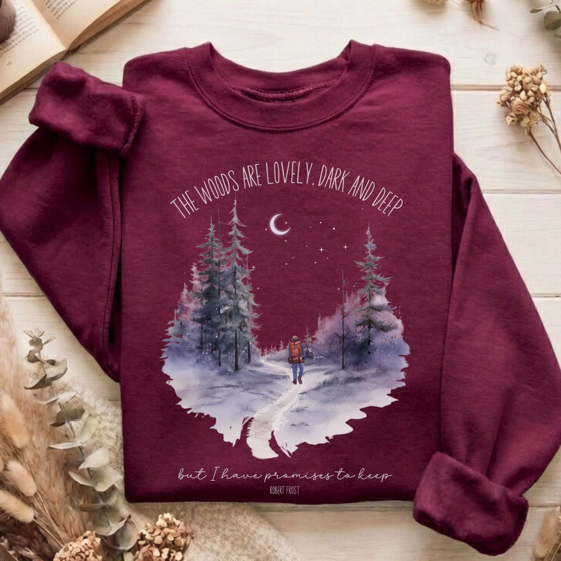 Sweatshirt Maroon / S Design 223 Sweatshirt The Mystic Eden