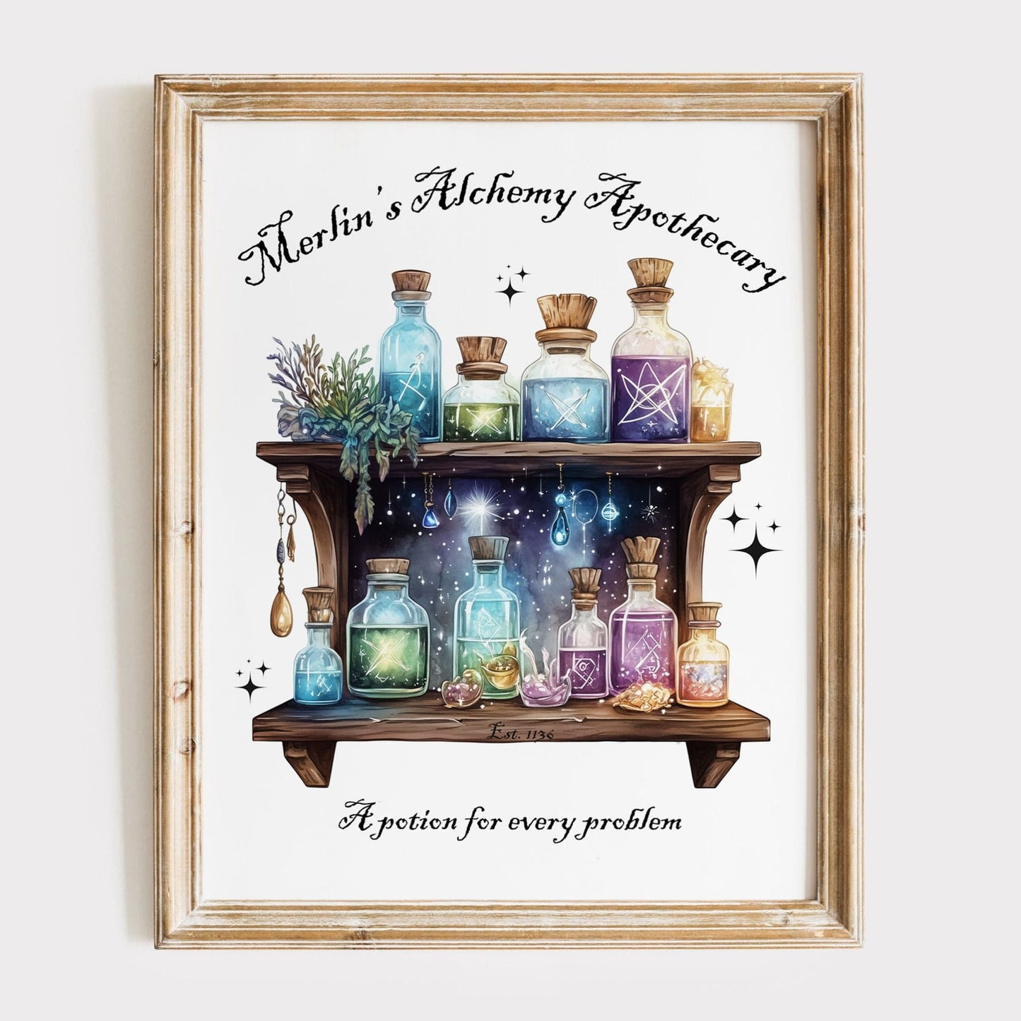 Poster 11″ x 14″ / Matte Design 125A - Art Print The Mystic Eden