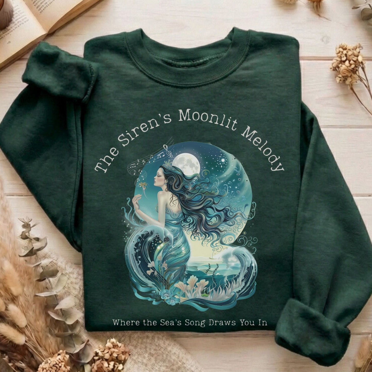 Sweatshirt Forest Green / S Design 272 Crewneck Sweatshirt The Mystic Eden