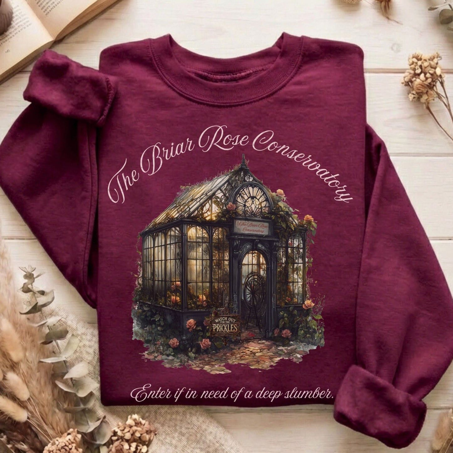 Sweatshirt Maroon / S Design 179 Sweatshirt The Mystic Eden
