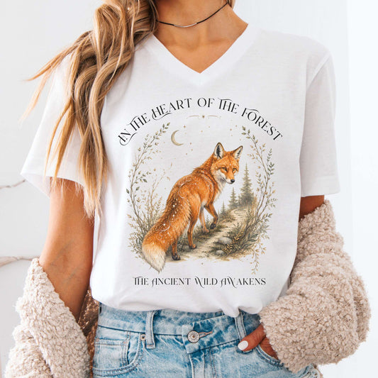 V-neck White / S Design 310 V-Neck The Mystic Eden