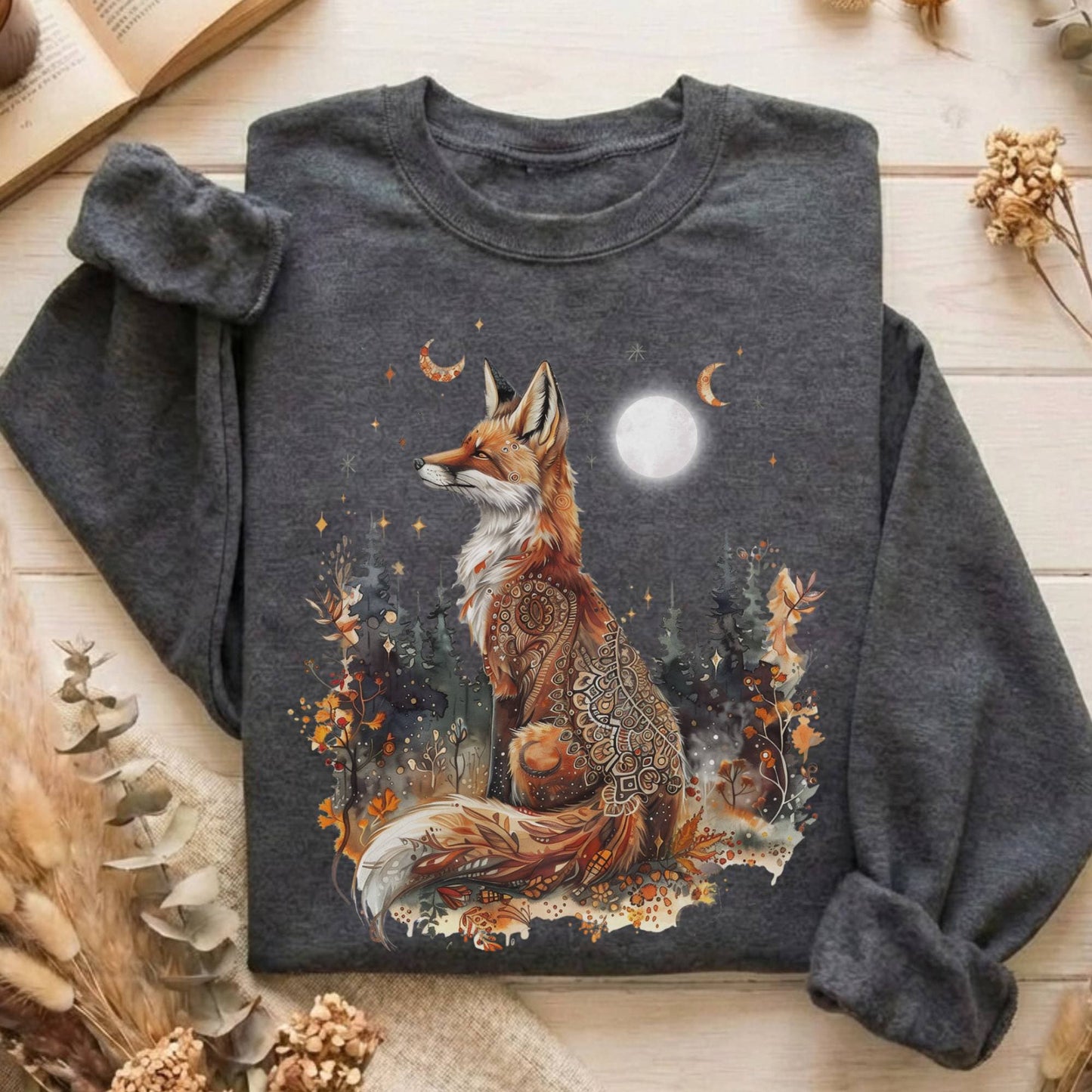 Sweatshirt Dark Heather / S Design 211 Sweatshirt The Mystic Eden