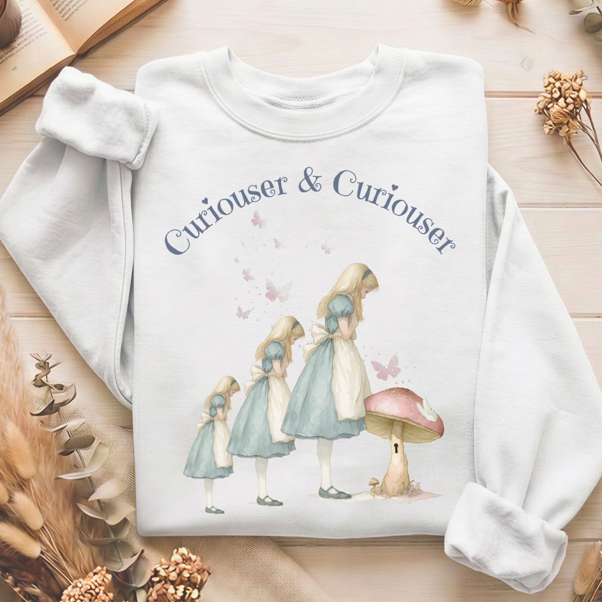 Sweatshirt White / S Design 257 Crewneck Sweatshirt The Mystic Eden