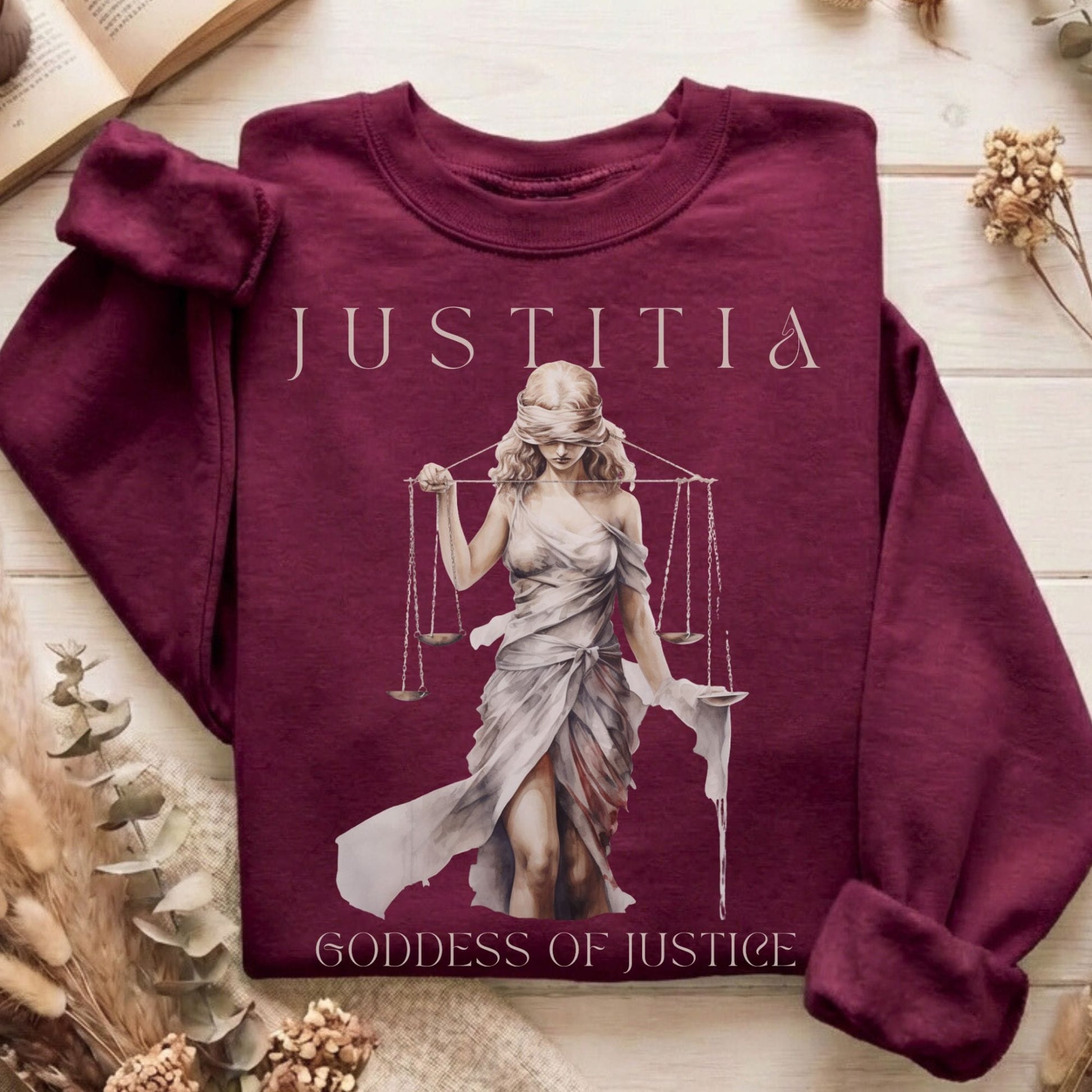 Sweatshirt Maroon / S Design 47 Sweatshirt The Mystic Eden