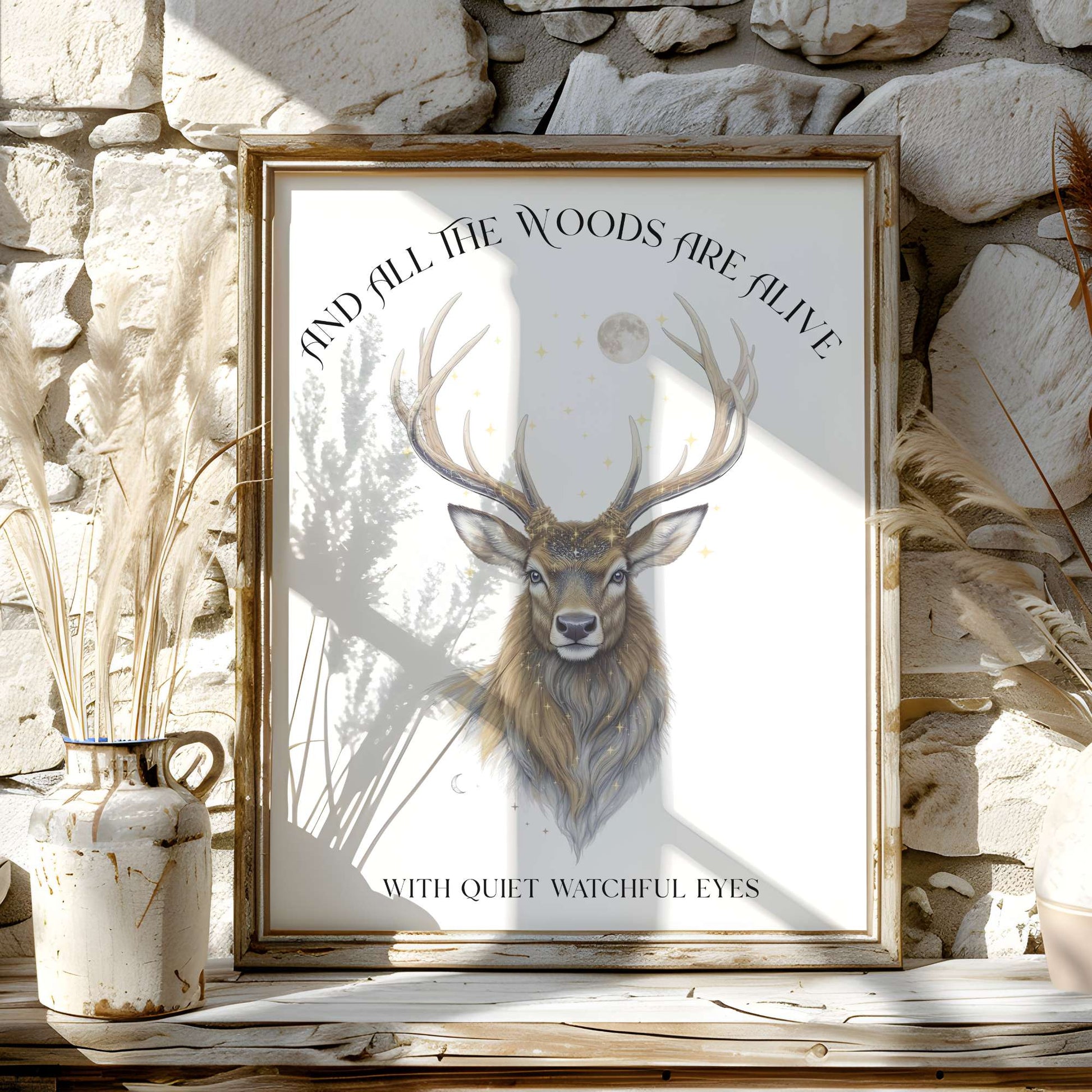 Art Prints 11″ x 14″ / Matte Design 282B - Art Print The Mystic Eden