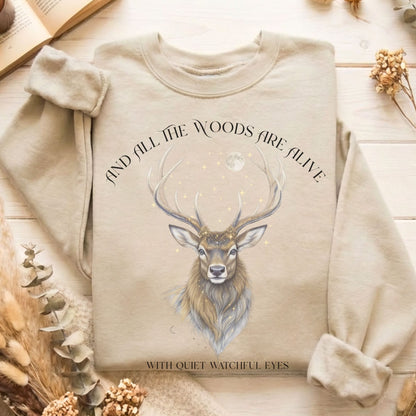 Sweatshirt Sand / S Design 282 Crewneck Sweatshirt The Mystic Eden