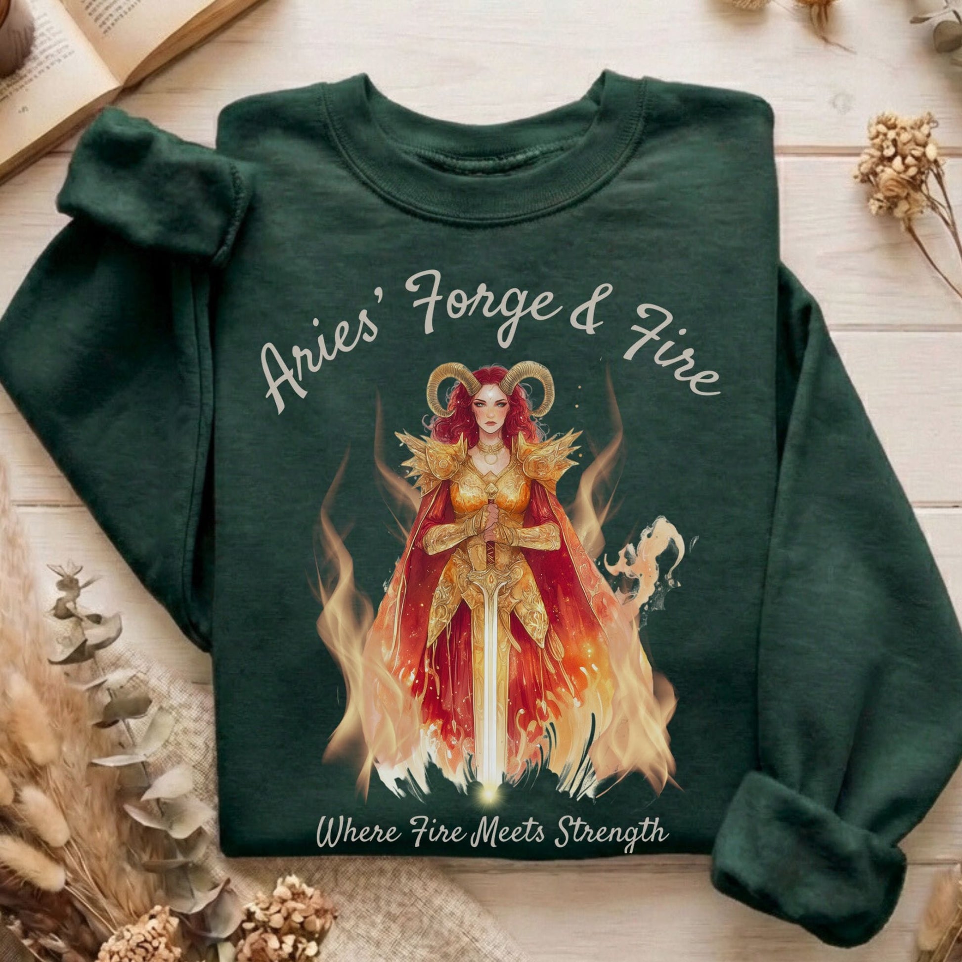 Sweatshirt Forest Green / S Design 155 Sweatshirt The Mystic Eden