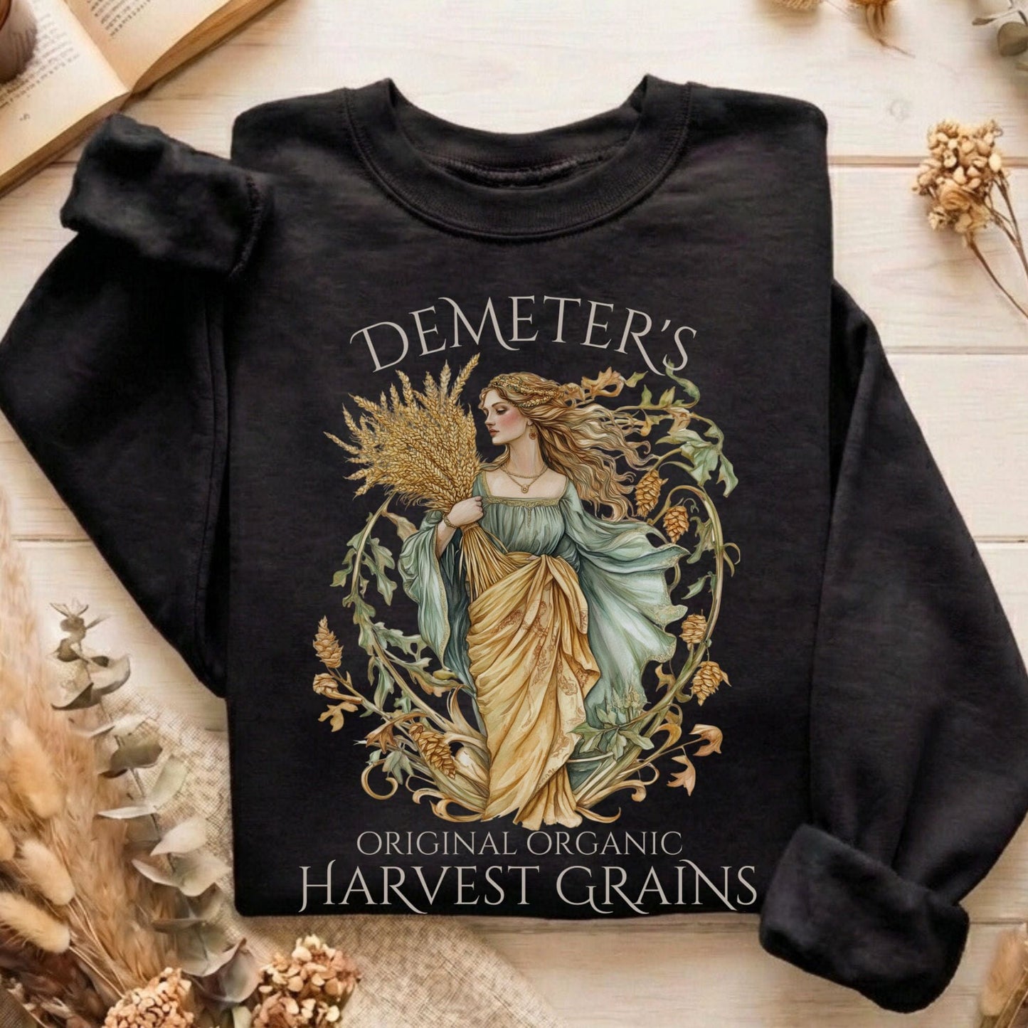 Sweatshirt Black / S Design 105 Sweatshirt The Mystic Eden