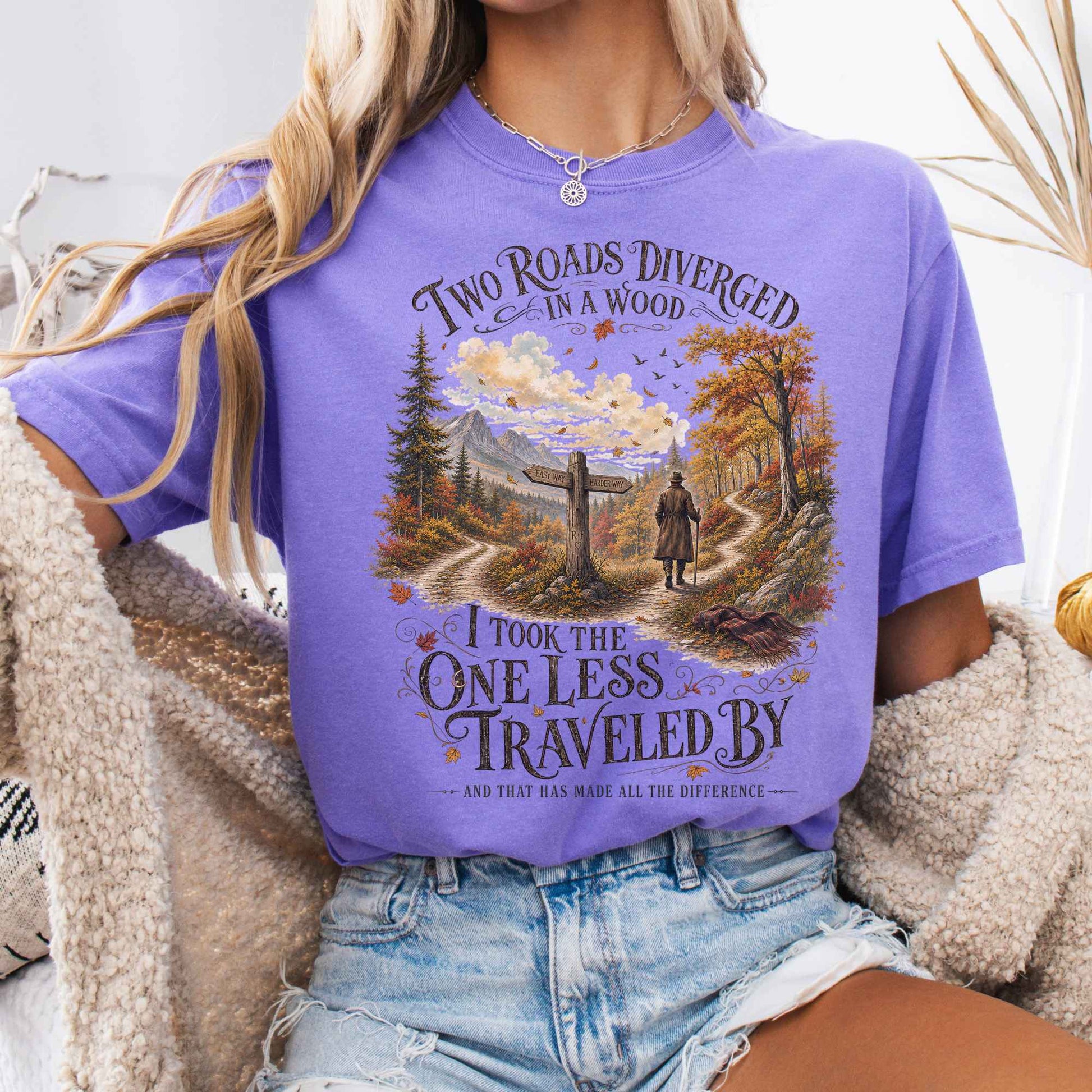T-Shirt Violet / S Design 341 T-Shirt The Mystic Eden