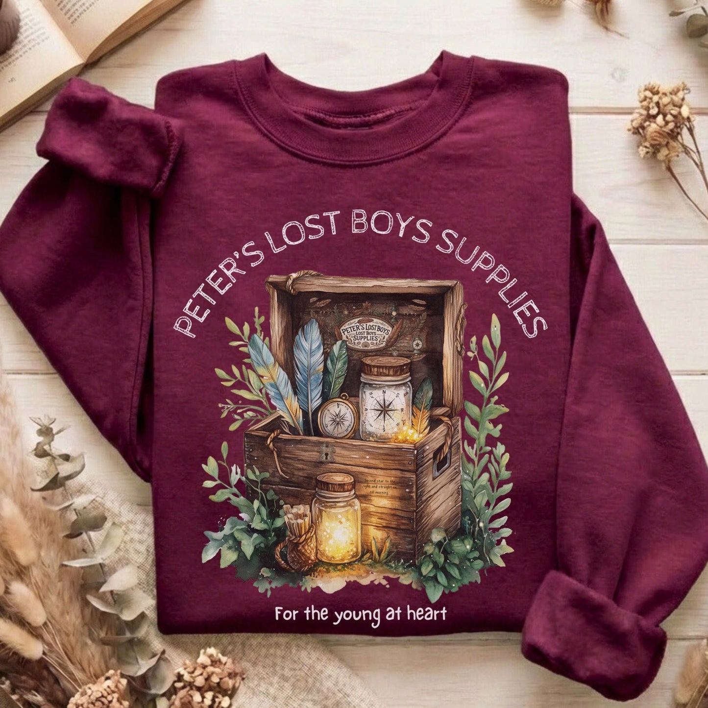 Sweatshirt Maroon / S Design 122 Sweatshirt The Mystic Eden