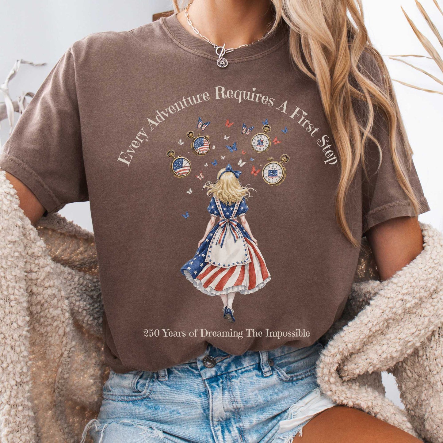 T-Shirt Espresso / S 250 Years of Dreaming the Impossible American Alice T-Shirt The Mystic Eden