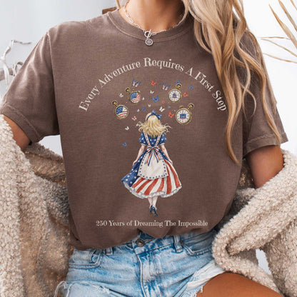 T-Shirt Espresso / S 250 Years of Dreaming the Impossible American Alice T-Shirt The Mystic Eden