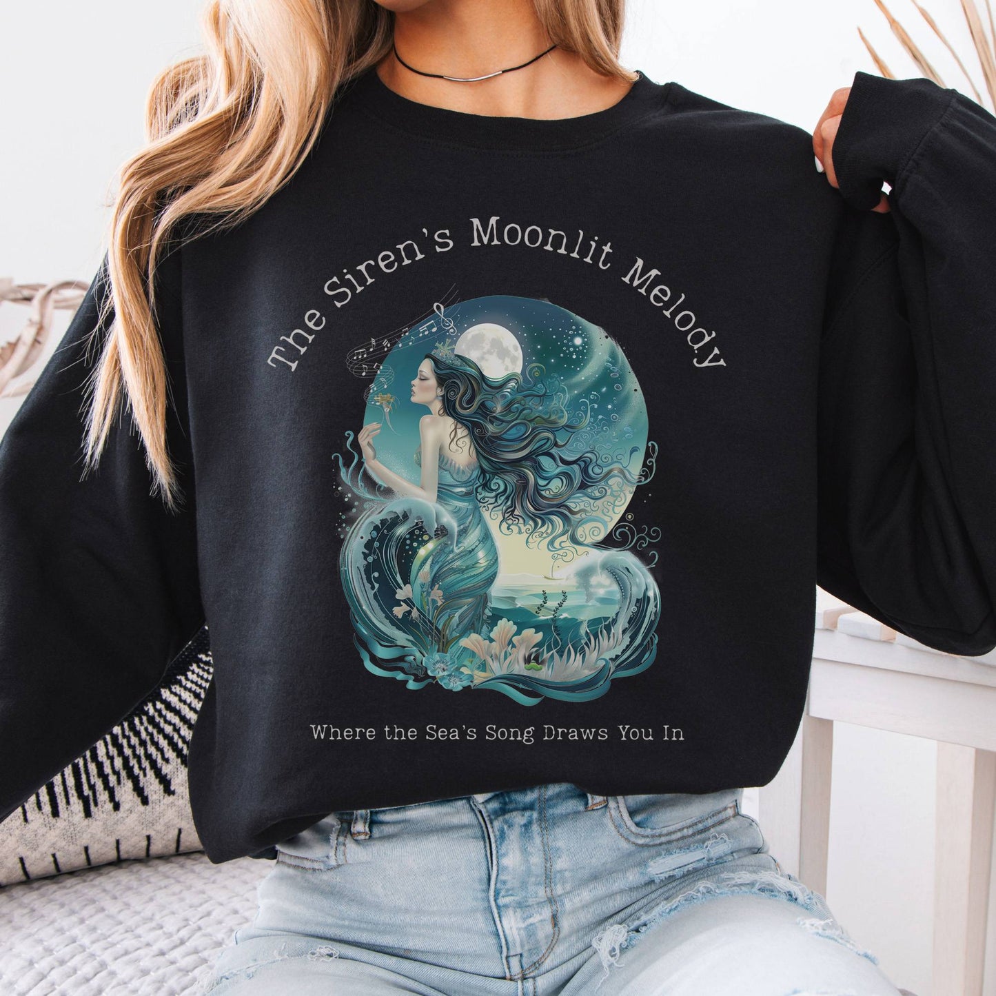 Sweatshirt Design 272 Crewneck Sweatshirt The Mystic Eden