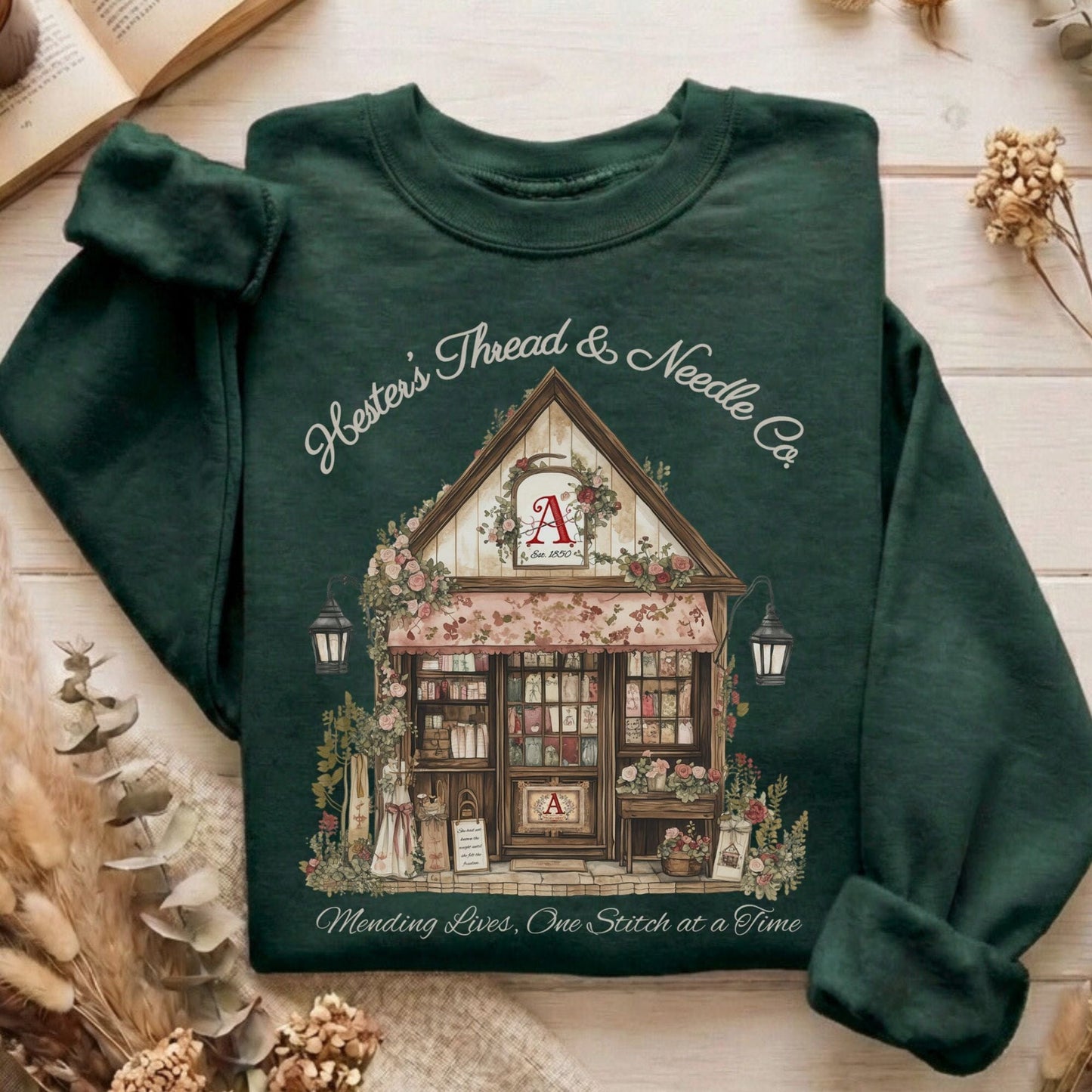 Sweatshirt Forest Green / S Design 121 Sweatshirt The Mystic Eden