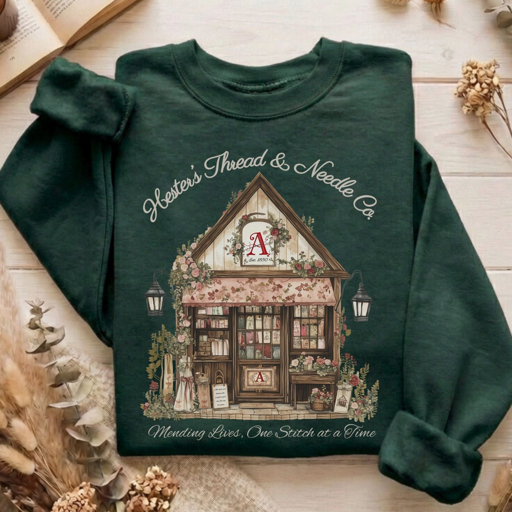 Sweatshirt Forest Green / S Design 121 Sweatshirt The Mystic Eden