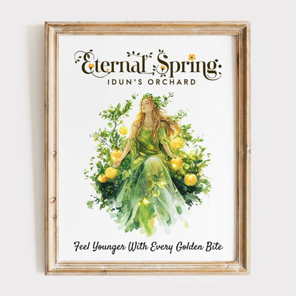Poster 11″ x 14″ / Matte Design 165A - Art Print The Mystic Eden