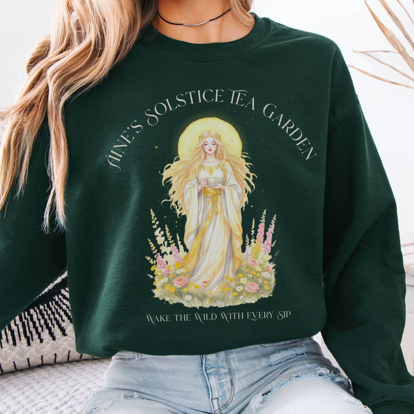 Sweatshirts Design 275 Crewneck Sweatshirt The Mystic Eden