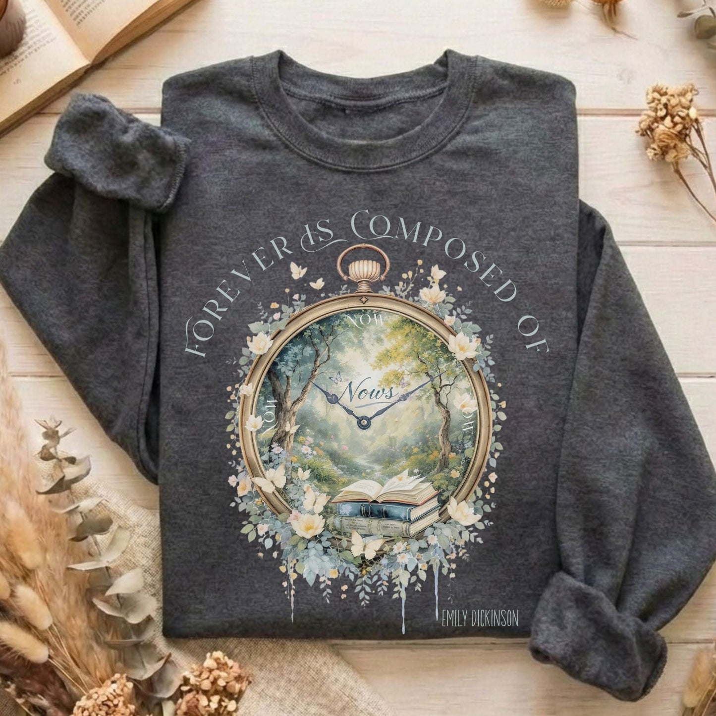 Sweatshirt Dark Heather / S Design 240 Crewneck Sweatshirt The Mystic Eden