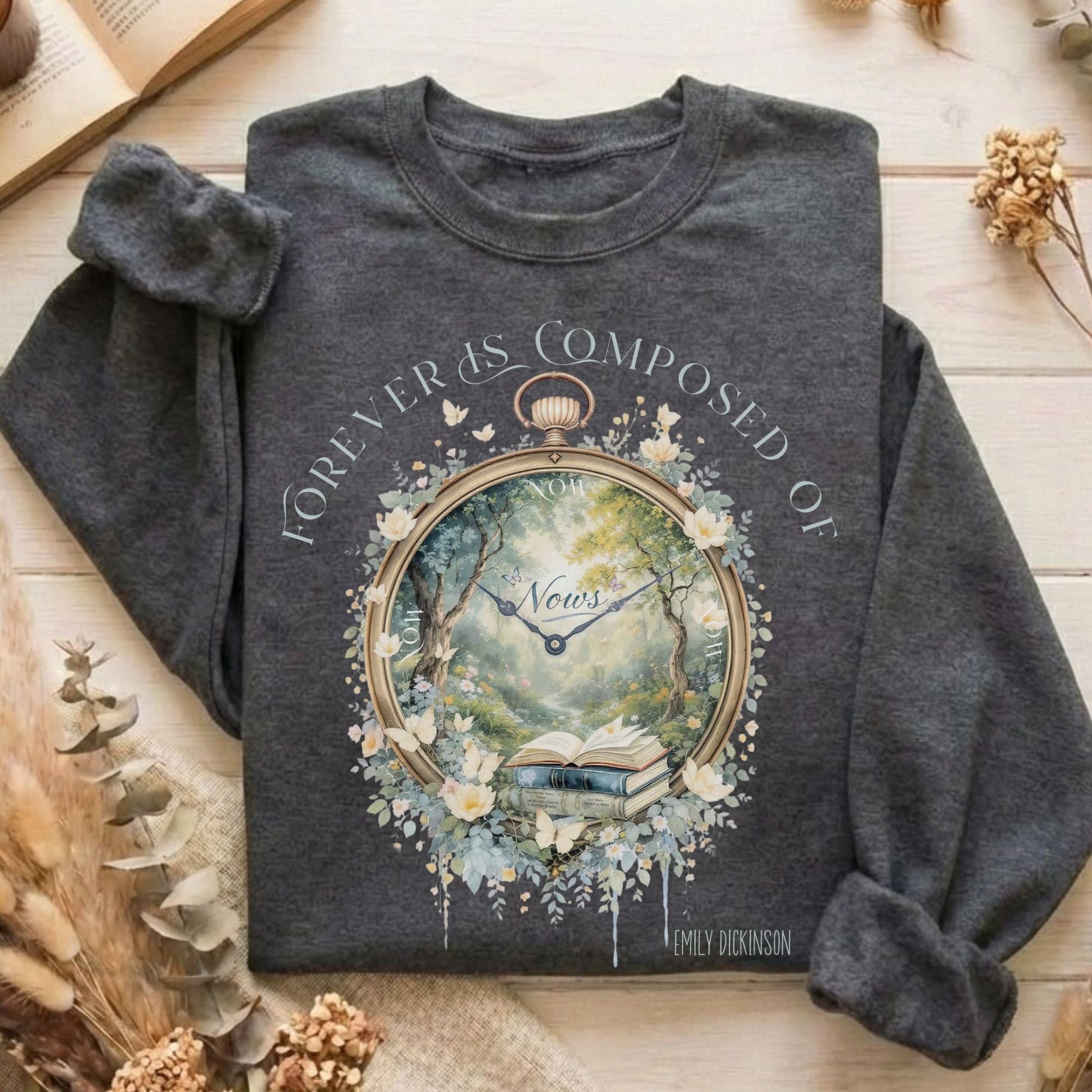 Sweatshirt Dark Heather / S Design 240 Crewneck Sweatshirt The Mystic Eden