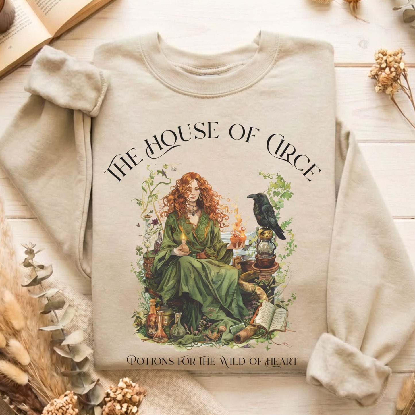 Sweatshirt Sand / S Design 214 Sweatshirt The Mystic Eden