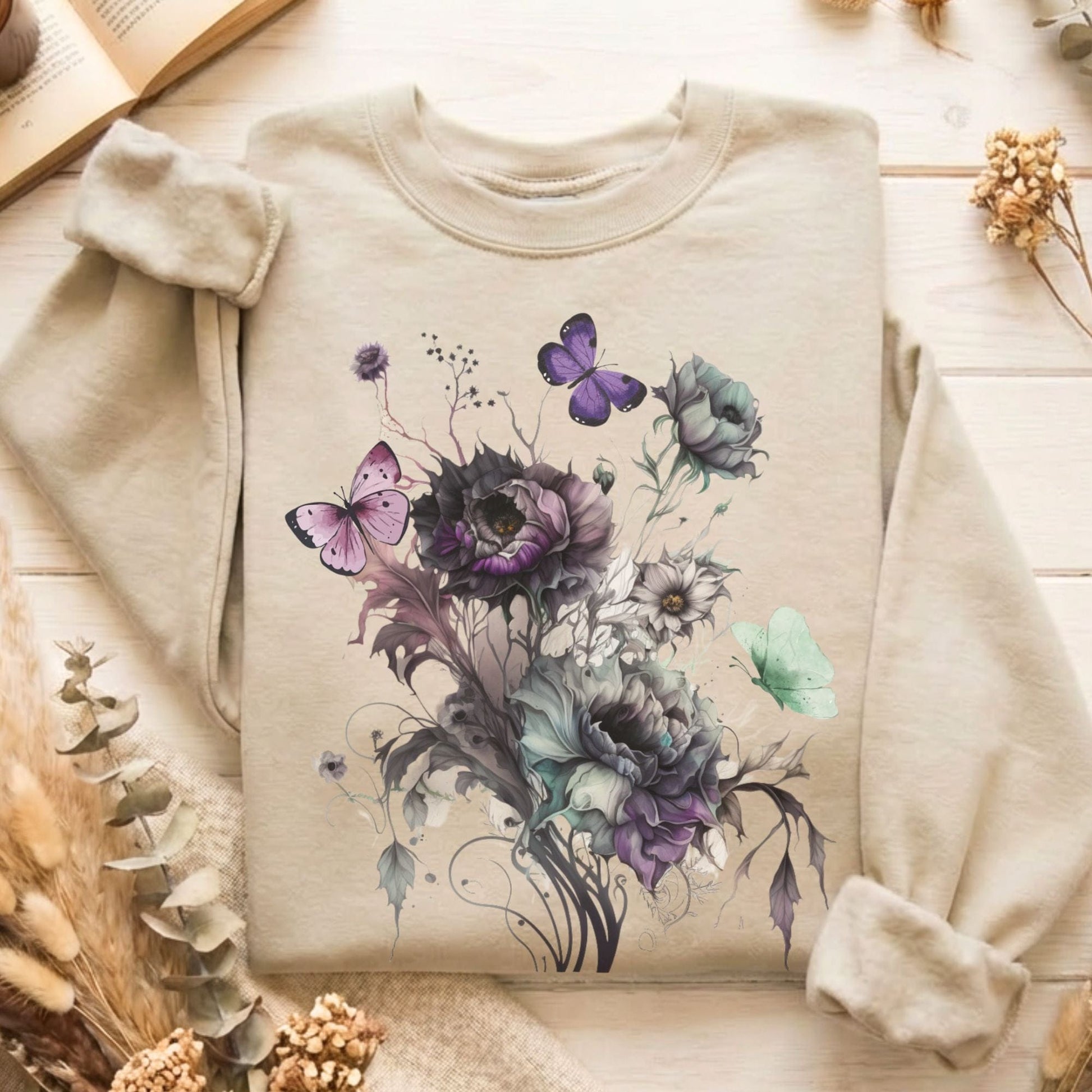 Sweatshirt Sand / S Design 48 Sweatshirt The Mystic Eden