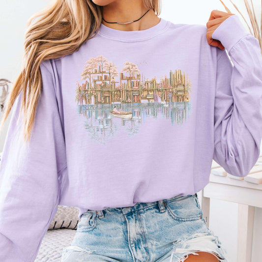 Long-sleeve Orchid / S The Floating Library Long Sleeve The Mystic Eden