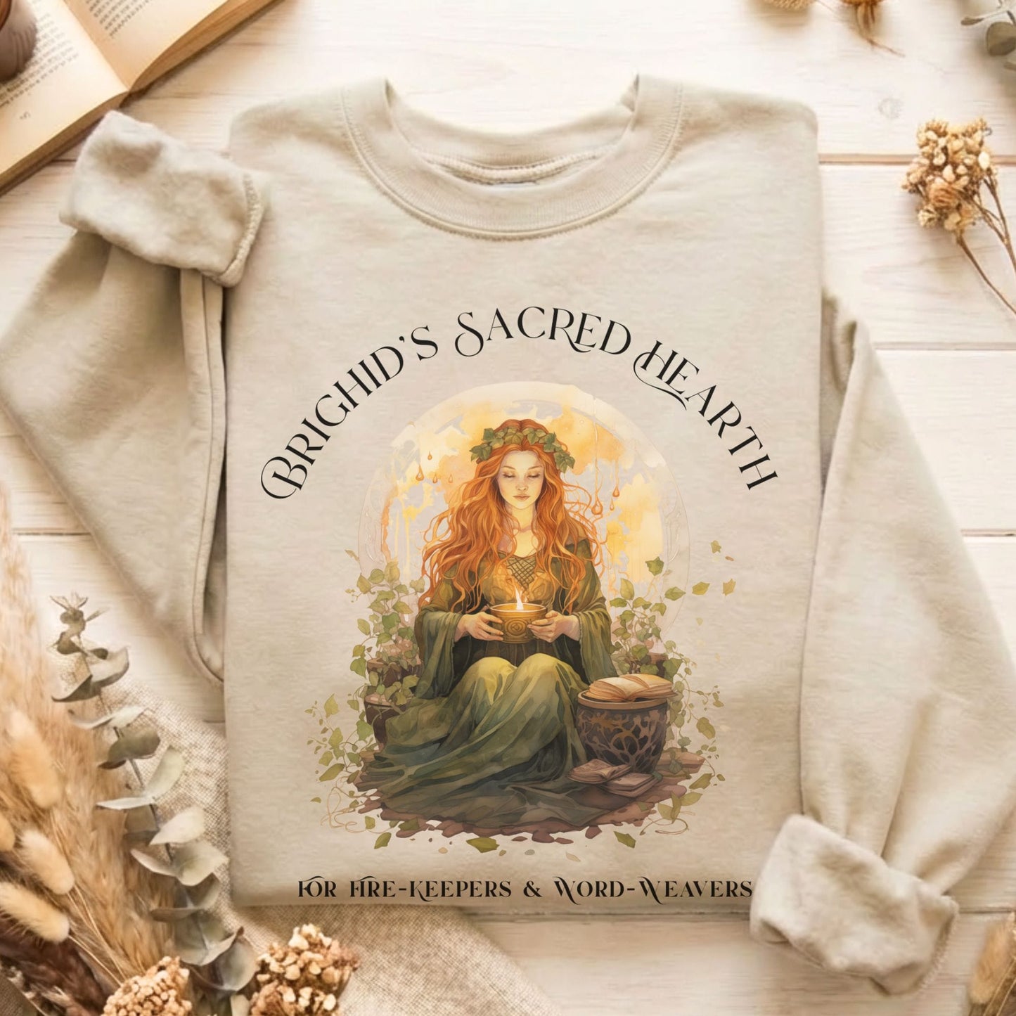 Sweatshirt Sand / S Design 216 Sweatshirt The Mystic Eden