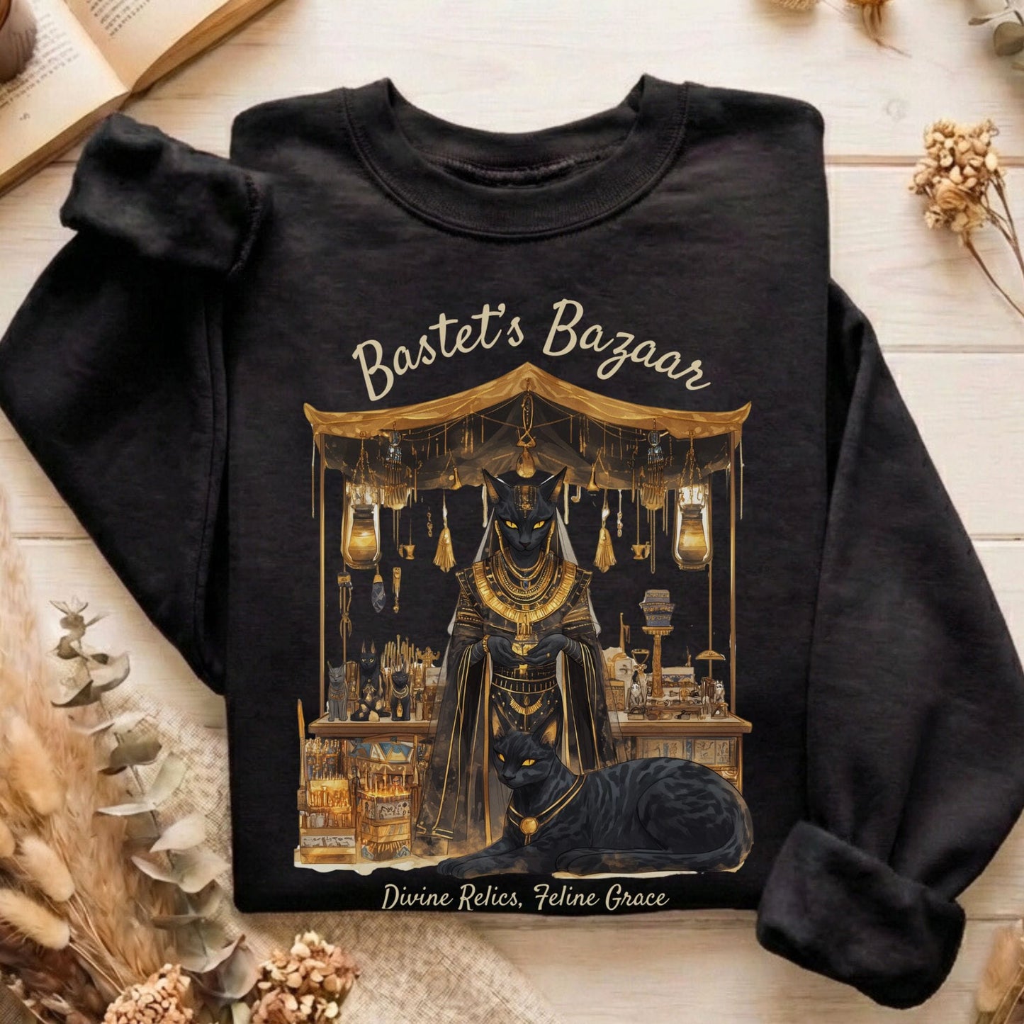 Sweatshirt Black / S Design 189 Sweatshirt The Mystic Eden