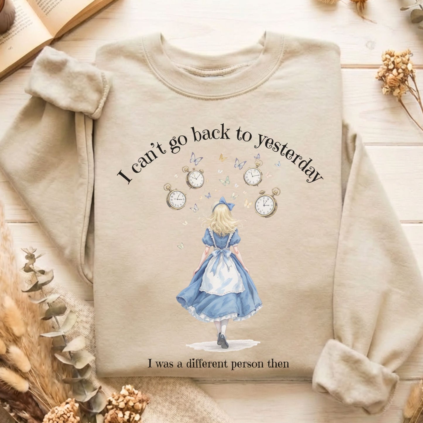 Sweatshirt Sand / S Design 256 Crewneck Sweatshirt The Mystic Eden