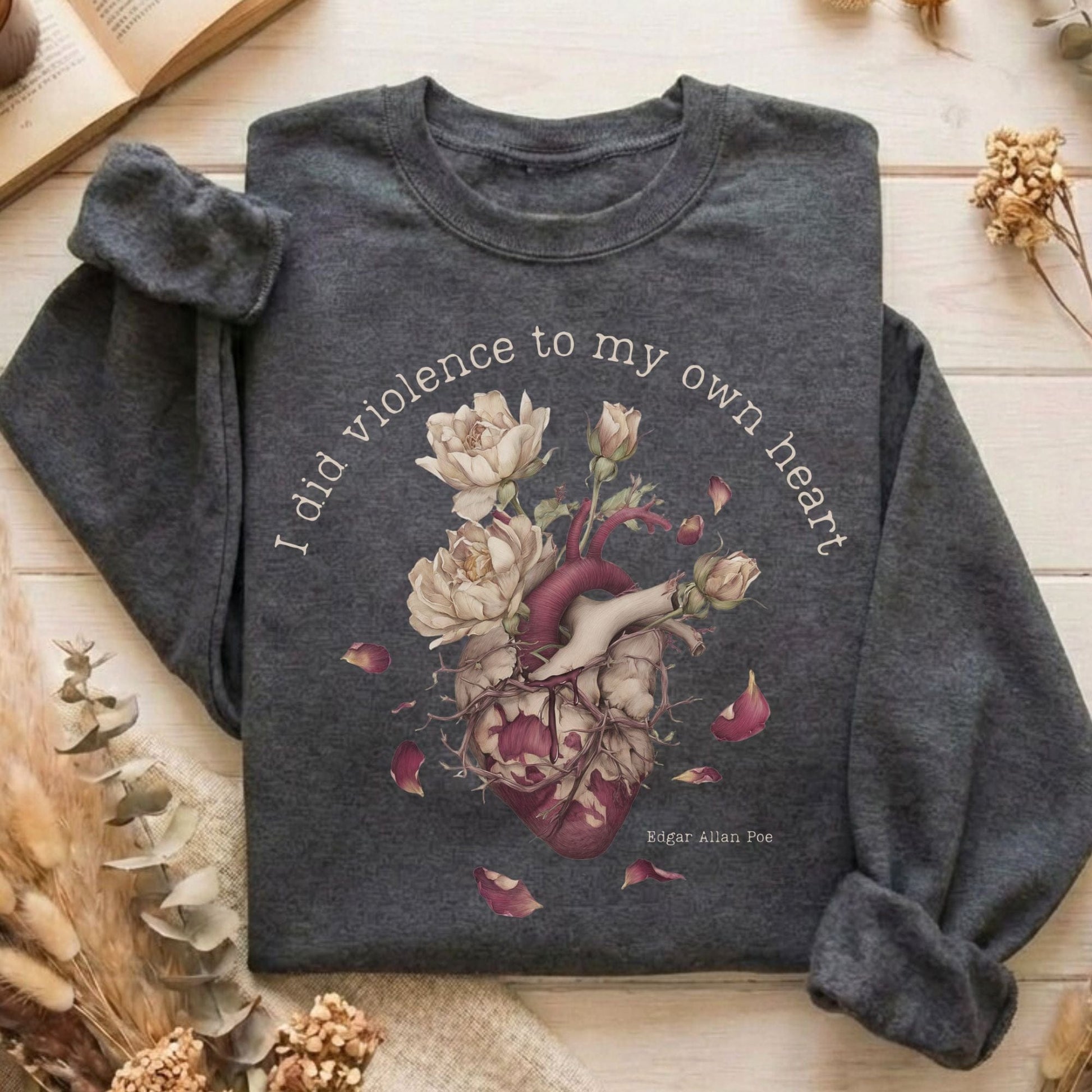 Sweatshirt Dark Heather / S Design 252 Crewneck Sweatshirt The Mystic Eden