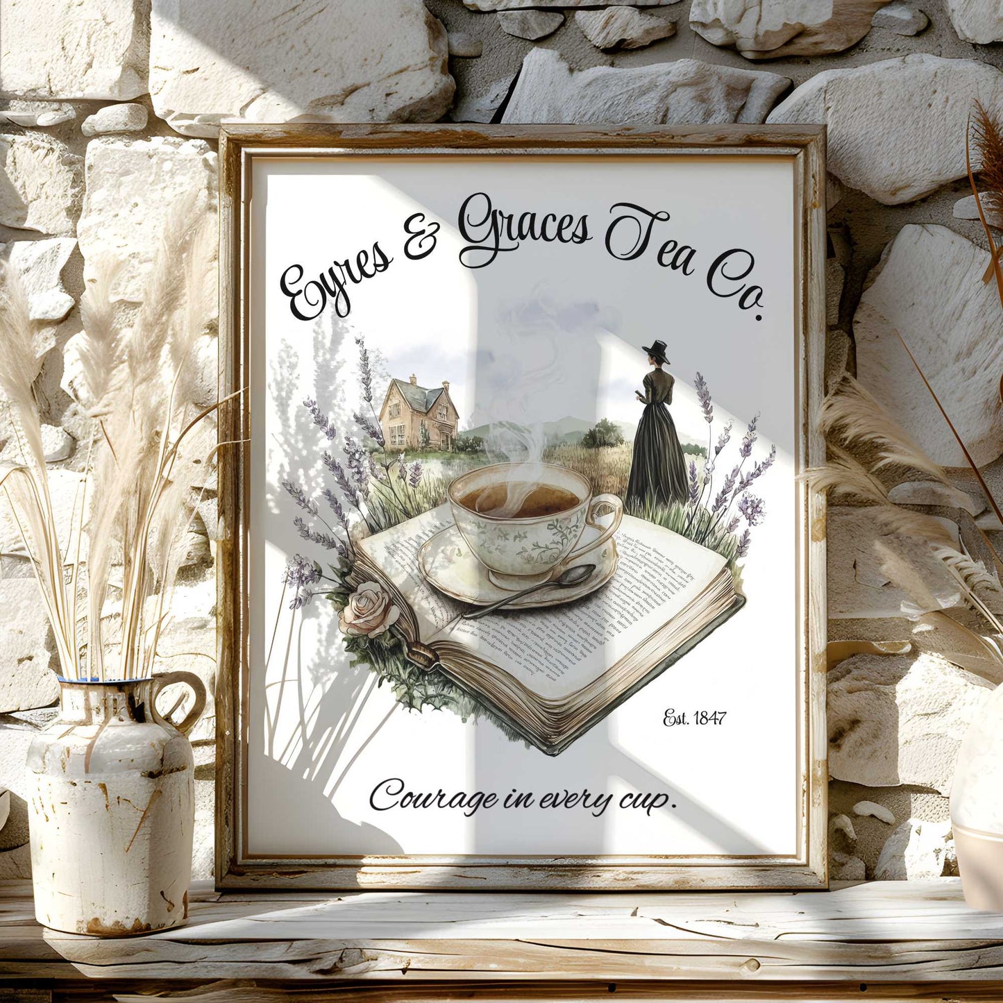 Poster 11″ x 14″ / Matte Design 116B - Art Print The Mystic Eden