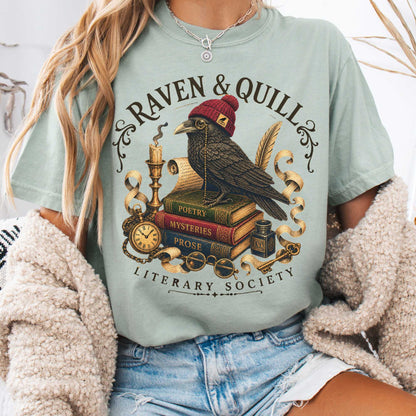 T-Shirt Bay / S Raven & Quill Literary Society T-Shirt The Mystic Eden