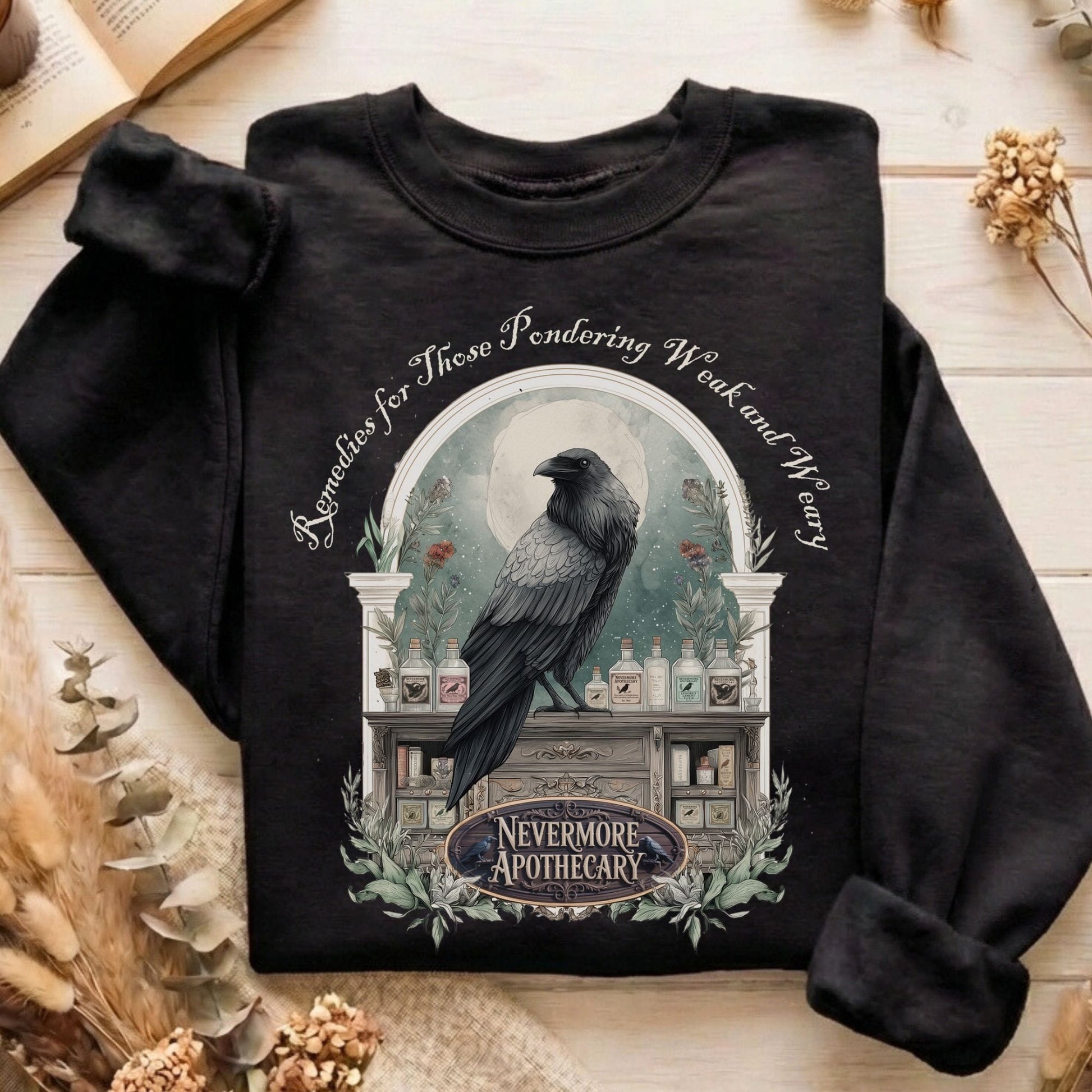 Sweatshirt Black / S Design 238 Crewneck Sweatshirt The Mystic Eden