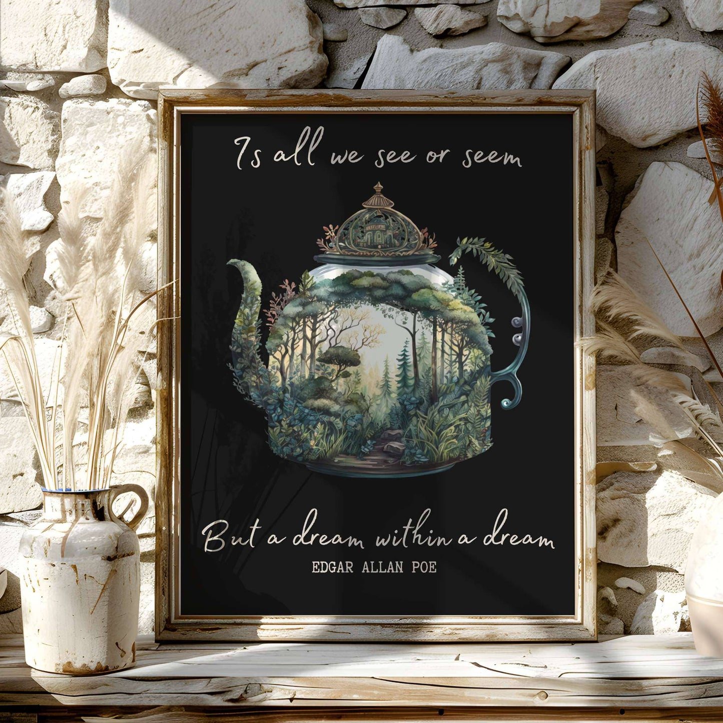 Poster 11″ x 14″ / Matte Design 35B - Art Print The Mystic Eden