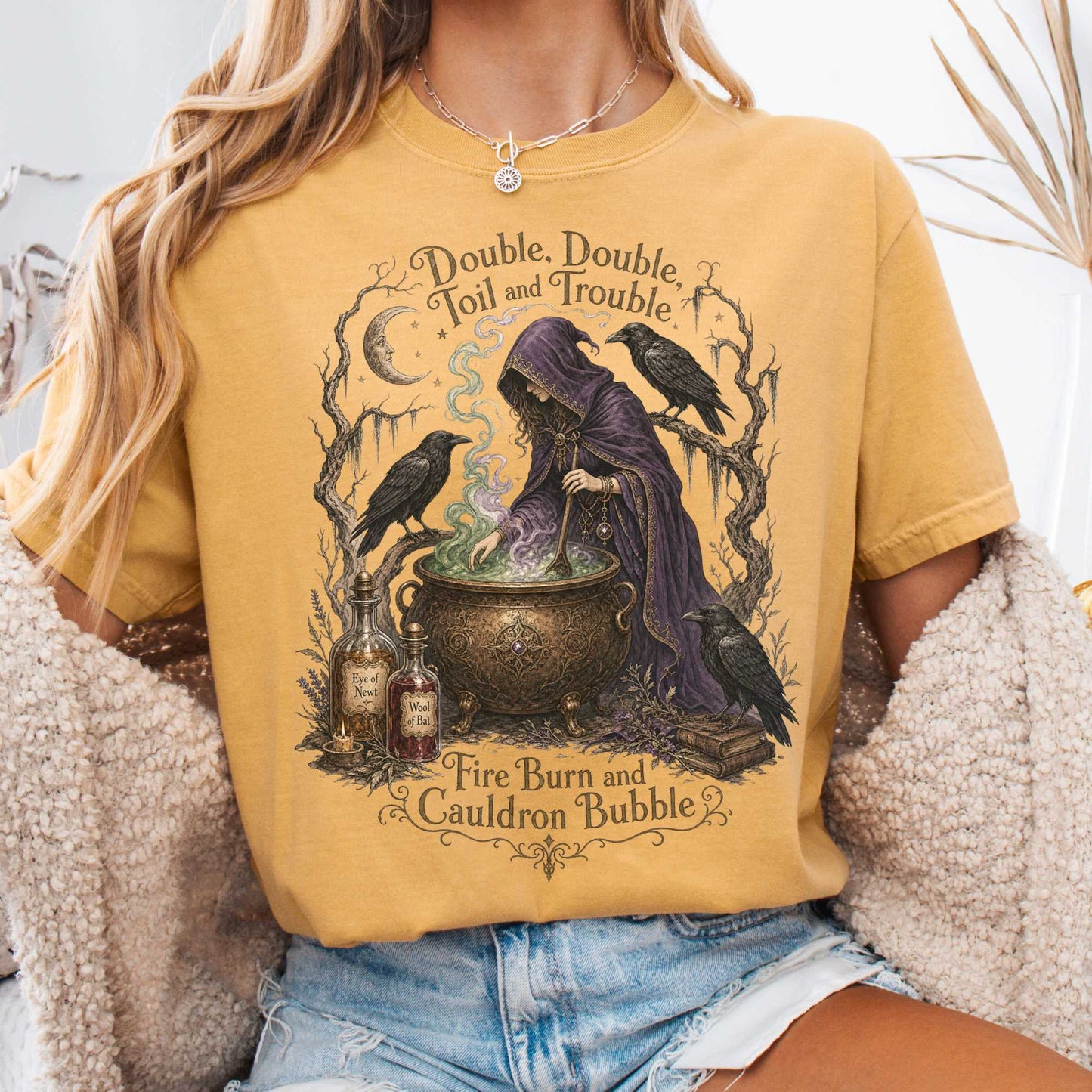 T-Shirt Mustard / S Design 336 T-Shirt The Mystic Eden