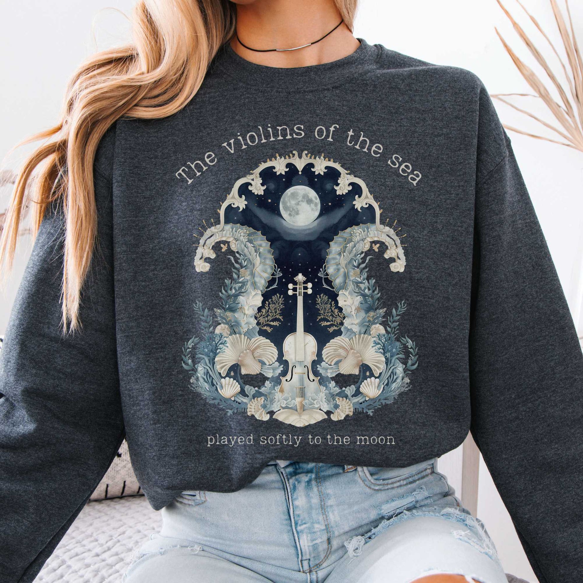 Sweatshirt Design 270 Crewneck Sweatshirt The Mystic Eden