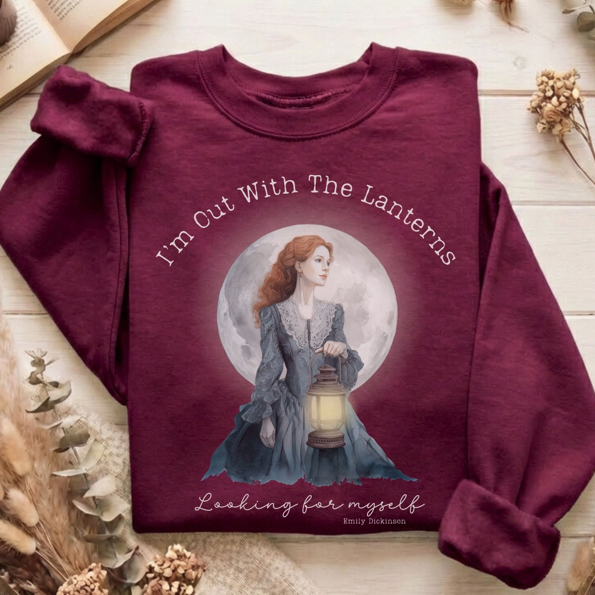 Sweatshirt Maroon / S Design 250 Crewneck Sweatshirt The Mystic Eden
