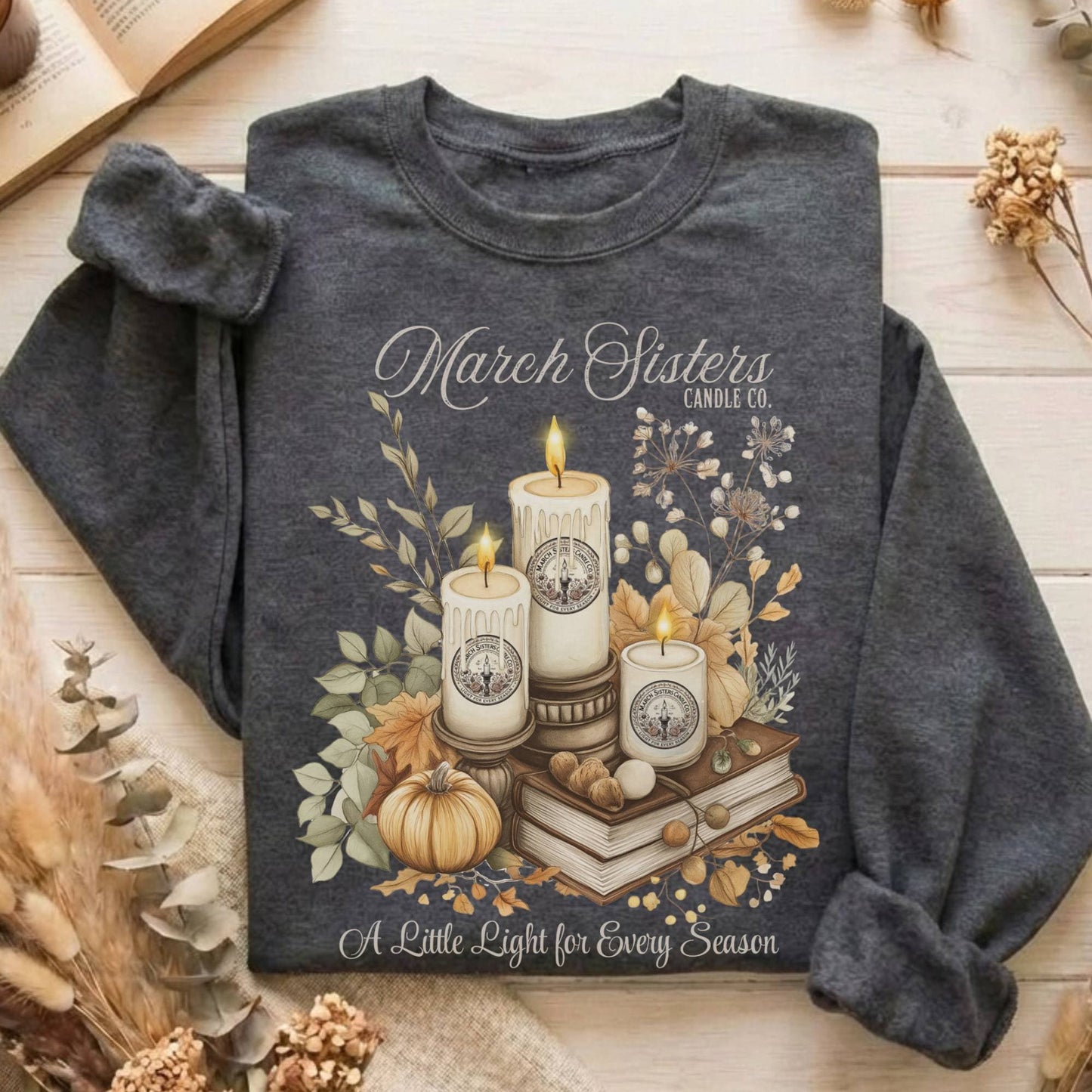 Sweatshirt Dark Heather / S Design 118 Sweatshirt The Mystic Eden