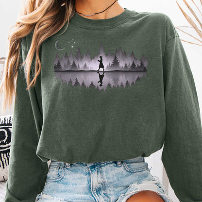 Long-sleeve Hemp / S Midnight Reader Long Sleeve The Mystic Eden